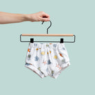 Classic Shorties Beachy Pattern - Sea Creatures and Beachy Things Kids' Shorts for Summer